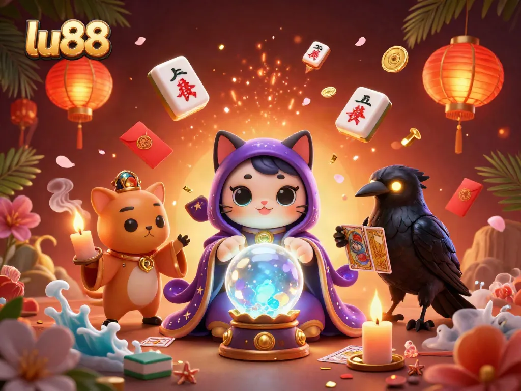 Experience thrilling gaming action at lu88 with vibrant, mystical casino characters.
