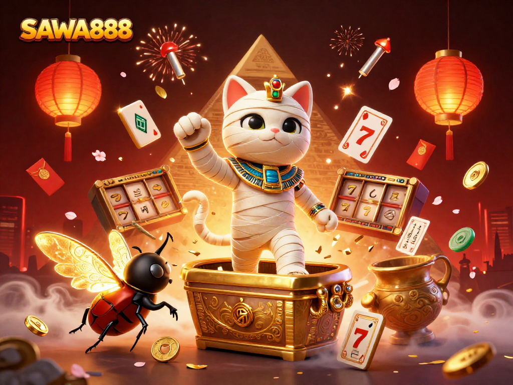 Experience thrilling gameplay at SAWA888 with fun slot machines and a vibrant casino atmosphere.
