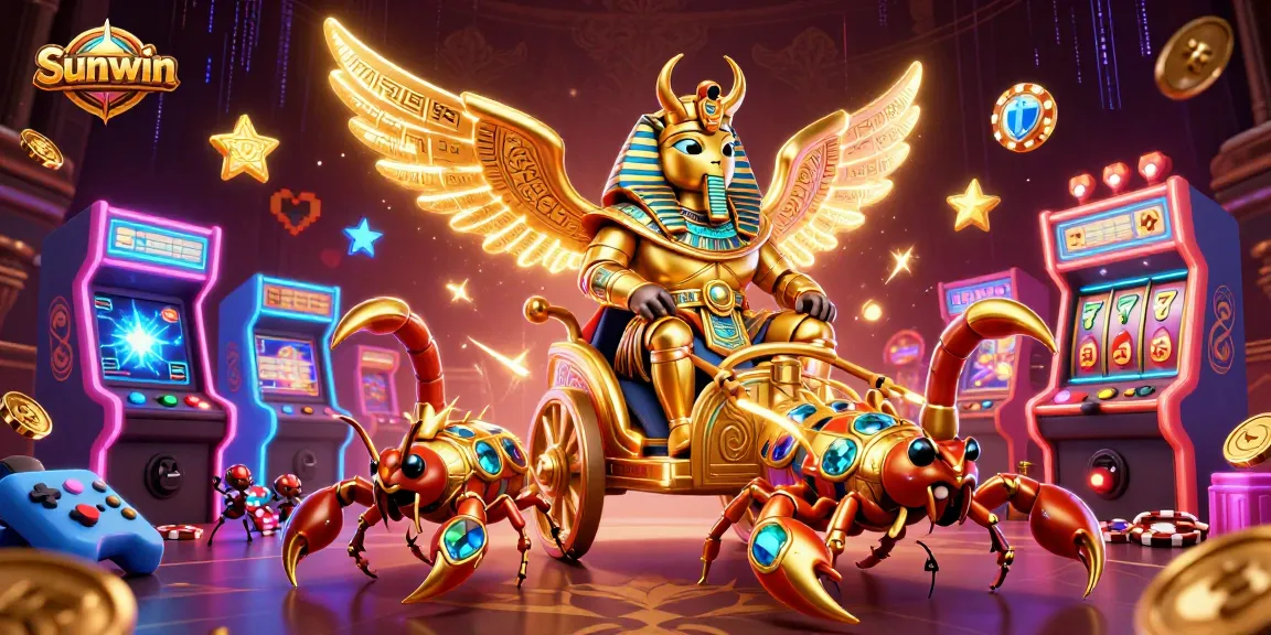 Experience thrilling gameplay at Sunwin with a golden scarab beetle and games bursting with excitement.