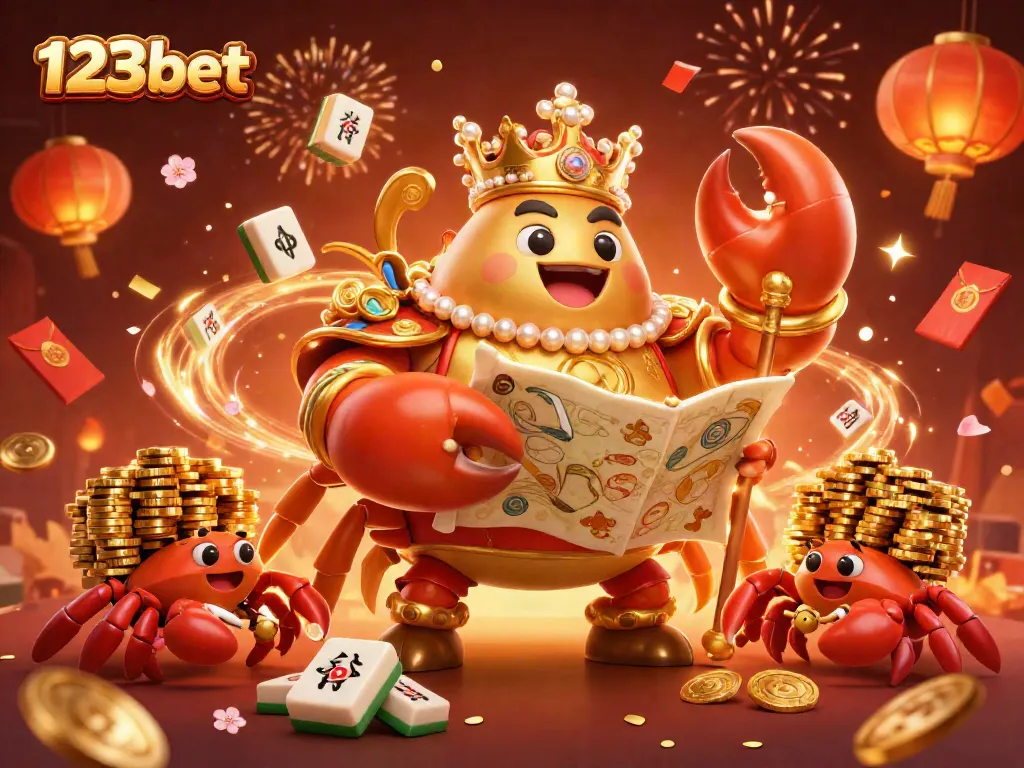 Experience the thrill of 123bet with vibrant gaming action illustrated in 3D artwork.
