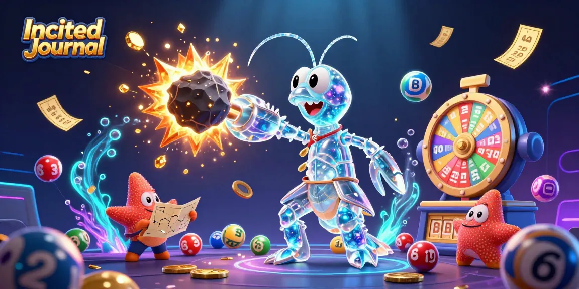 Engage with thrilling casino excitement at the Incited Journal, where colorful lottery elements and cosmic characters bring luck to gamers.