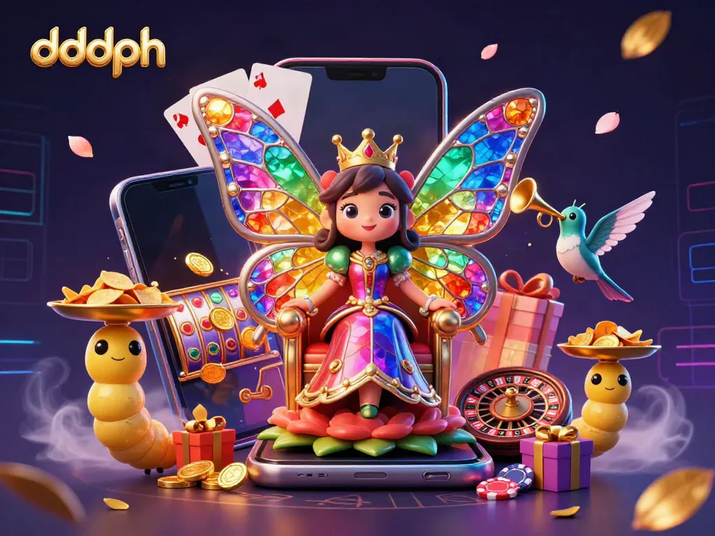 Engage with the vibrant, enchanting world of dddph, where a butterfly queen reigns over thrilling casino games.