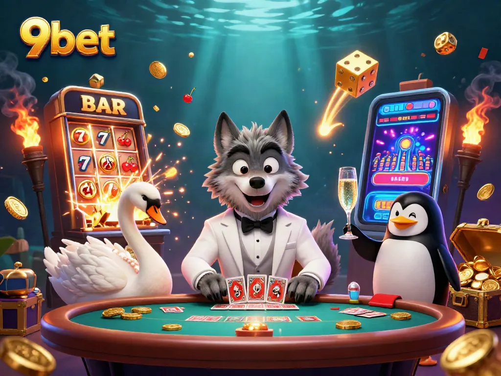 Experience the thrilling world of 9bet with captivating casino characters and dynamic gameplay.